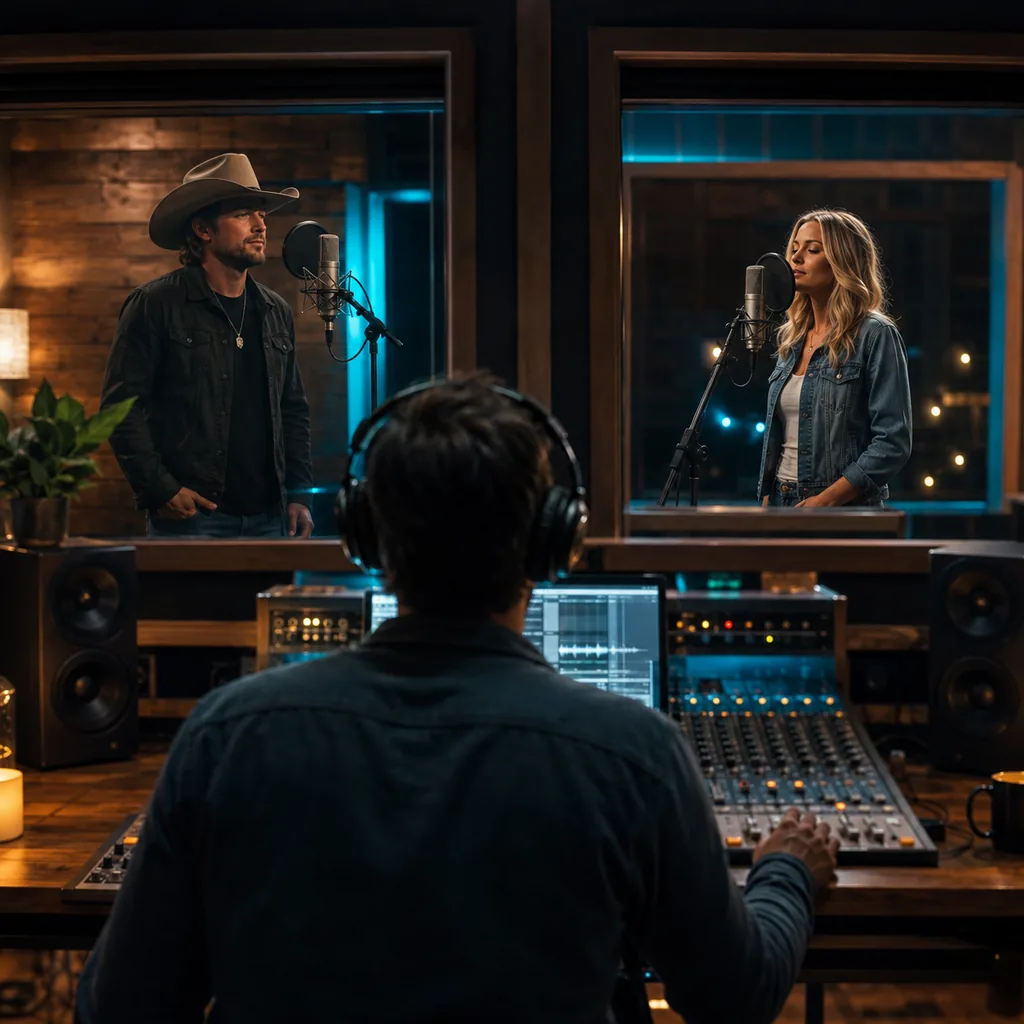 Producer comparing male and female country vocal performances