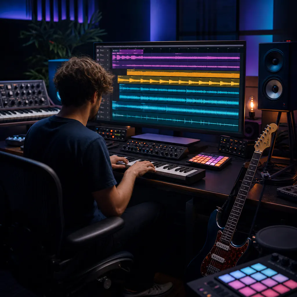 Instrumental track generated with ElevenLabs Music for a creative project
