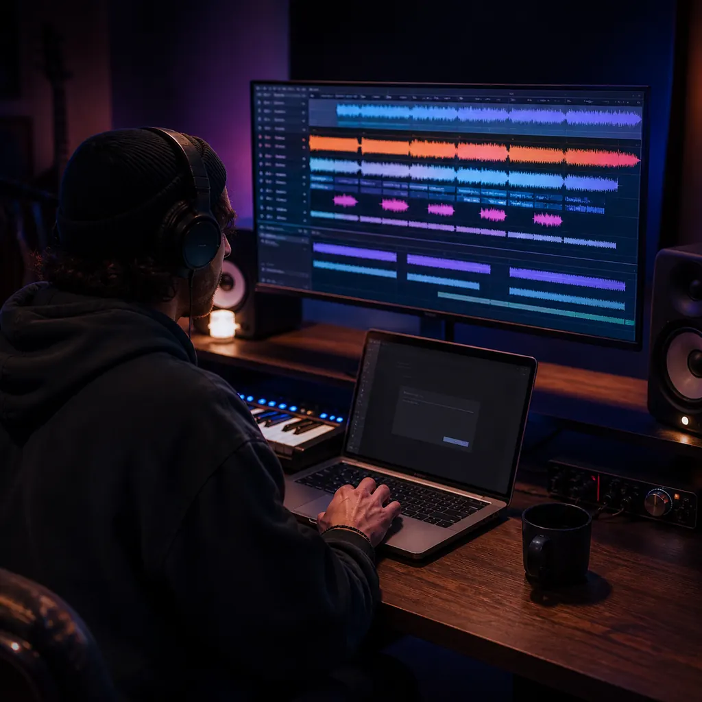 Creator turning a short prompt into a complete MiniMax song