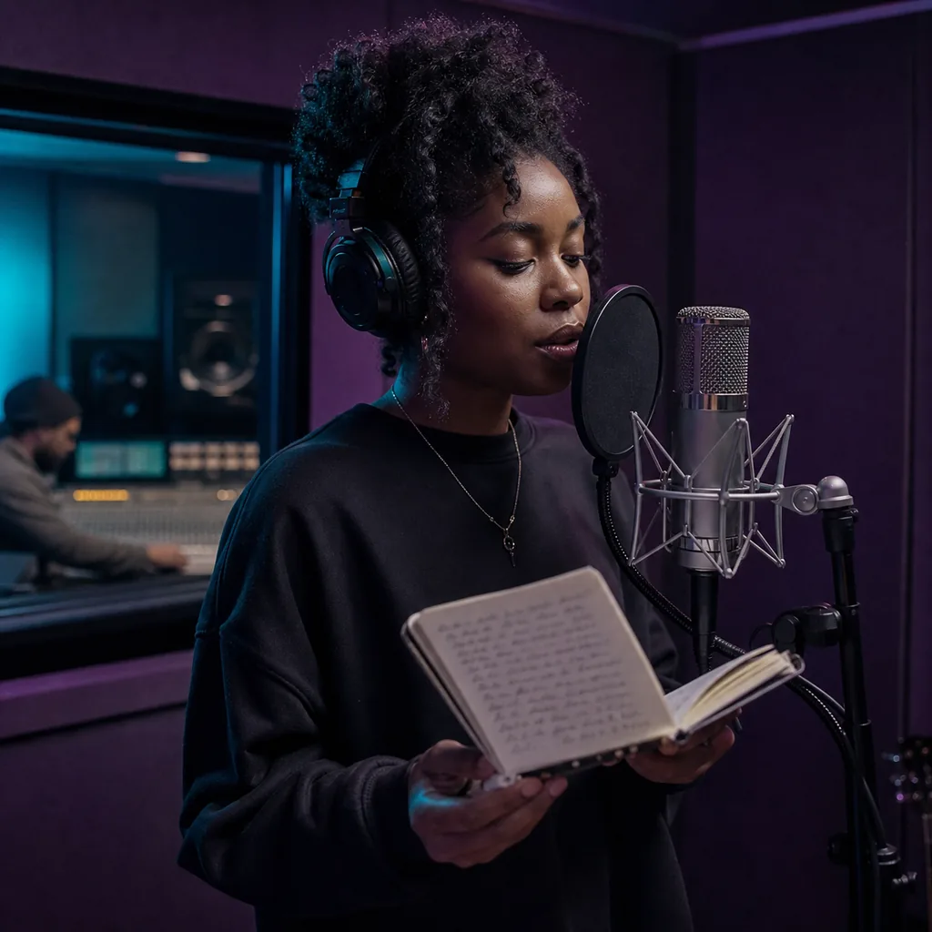 Songwriter verwandelt einen eigenen Songtext in einen vollständigen KI-Song